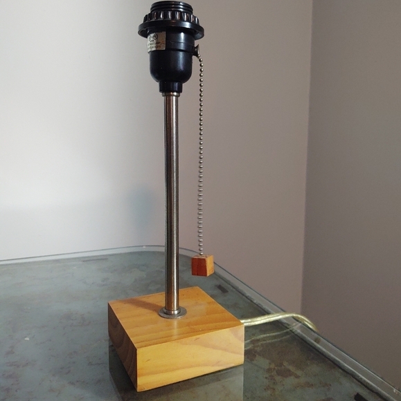 Pier 1 Other - Wood block lamp